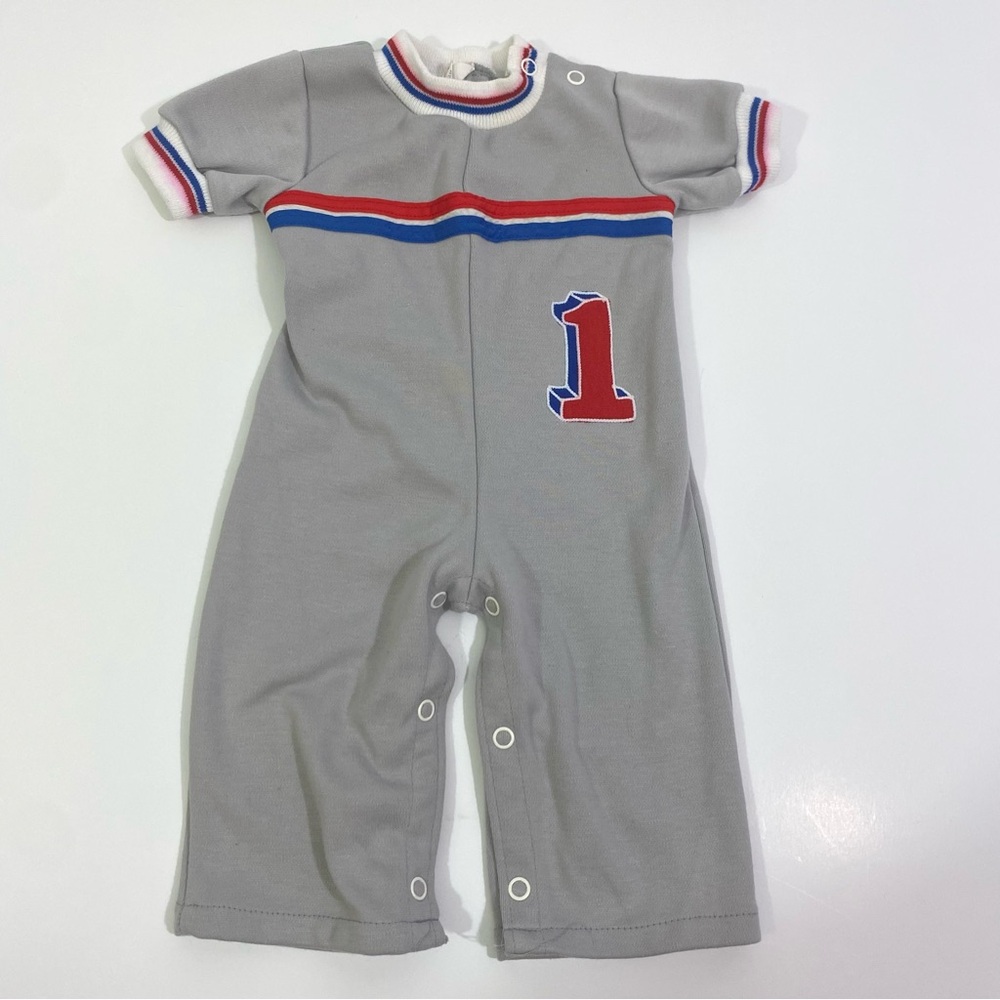 Baby Boy’s Vintage 80’s Grab Bag Romper 3 6 Months